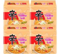 Shin Ramyun Toomba Spicy & Creamy Flavour Pack 20 (137g Each) - Korean Noodles Toomba Shin Ramen Stir Fry for Quick Meals & Snacks