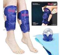 Shin Splint Relief: Hot & Cold Packs, Cryoball & Stretch Bands for Shin Splints | Hot & Cold Therapy for Leg Pain Relief | by Magic Gel