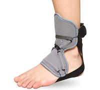 shin splints support Walking Boot Fracture Boot for Broken Foot for Sprains Night Splint Foot Drop Orthosis Ankle Brace (Left-M
