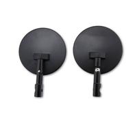 Bar end mirror pair Universal black Superbike E-approved 301-078 left + right
