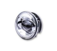 SHIN YO 4-inch LED dipped beam headlight insert, chrome, silver