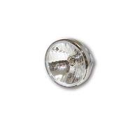 SHIN YO 7 inch headlight RENO 2, chrome, clear glass, silver