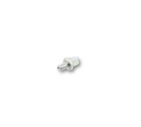 SHIN YO Adjusting screw silver anodized M8, silver
