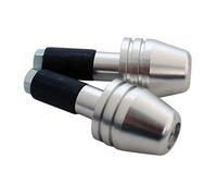 SHIN YO Bar End Weights, for aluminum handlebars, silver