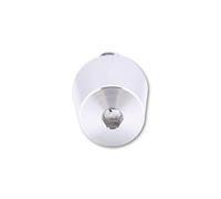 SHIN YO Bar End Weights for various YAMAHA original handlebars, silver