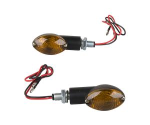 SHIN YO Cateye Tinted Right & Left Mini Indicators Black