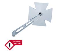 SHIN YO Chopper mirror GOTHIC, left, silver