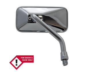 SHIN YO Chopper mirror, short, rectangular, right, silver