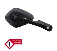 SHIN YO Fairing mirror, aluminum, rhombus, black