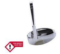 SHIN YO Handlebar end mirror FERRARA, chrome, silver