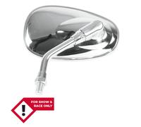SHIN YO handlebar mirror, silver