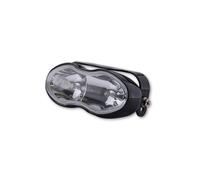 SHIN YO High beam and front fog lamp, black, clear glass, 2x H3 55W, black