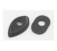 SHIN YO Indicator mounting plates, INDY SPACER ISH 1, black