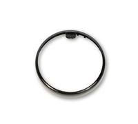 SHIN YO Lamp ring for 7 inch headlight RENO, black glossy, black