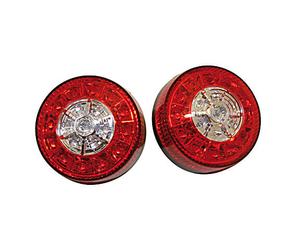 SHIN YO LED rear light, brake light, turn signal for ATV, black, black