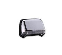 SHIN YO LED taillight, chrome-plated, clear glass, silver