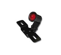 SHIN YO LED taillight OLD SCHOOL TYP3, black, red glass, with number plate holder, black