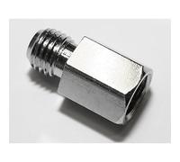 SHIN YO Mirror adapter hole M10 right on bolt M10 right chrome plated, silver