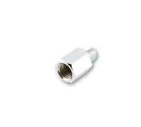 SHIN YO Mirror adapter hole M10 right on bolt M8 right chrome plated, silver