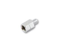 SHIN YO Mirror adapter hole M10x1.25 RH to bolt M8 LH, silver