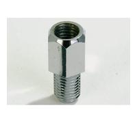 SHIN YO Mirror adapter hole M8 right on bolt M8 left chrome plated, silver