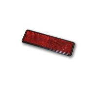SHIN YO Reflector, rectangular with self-adhesive film, red