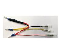 SHIN YO Resistor with adapter cable for LED rear lights, 6.3 mm flat plug