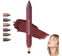 Shinalify Eyeshadow, Shinalify Shadow Liner 2-in-1 Eyeliner & Eyeshadow, Smudge-Proof, Fade-Resistant, Long-Lasting, 30 Seconds to a Perfect Natural Eye Makeup (E)