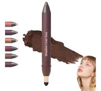 Shinalify Eyeshadow, Shinalify Shadow Liner 2-in-1 Eyeliner & Eyeshadow, Smudge-Proof, Fade-Resistant, Long-Lasting, 30 Seconds to a Perfect Natural Eye Makeup (F)