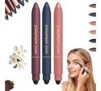 Shinalify Shadow Liner 2-in-1 Eyeliner & Eyeshadow, Smudge-Proof for Effortless Smoky or Natural Eye Makeup, for All Skin Types (set B)