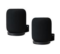 shinar Metal Wall Mount Compatible with Homepod 1st/2nd, Bracket Accessories Stand Compatible with Homepod 2 Integrated Cable Management Max. 12 kg(2-Pack, Black)