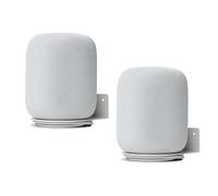 shinar Metal Wall Mount Compatible with Homepod 1st/2nd, Bracket Accessories Stand Compatible with Homepod 2 Integrated Cable Management Max. 20 lbs (2-Pack, White)