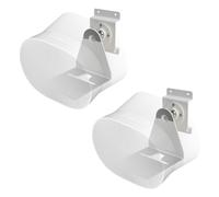 shinar Metal Wall Mount Compatible with Sonos Era 300, Swivels up to 360°, Tilts -70°/+70° with Cable Management Max. 12 kg Black (2-Pack, White)