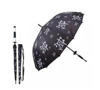 (Shinazugawa Sanemi) 100cm Demon Slayer Kimetsu No Yaiba Anime Peripherals Long Handle Sunny And Rainy Umbrella Samurai Knife Sword Weapon Parasol