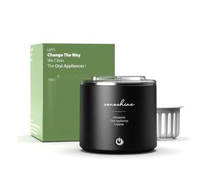 Shinchie Sonoshine Electric Oral Device Cleaner, Dental Care Cleaner Machine for Aligner, Night Protection, Dentures, Toothbrush Heads