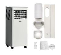 Shinco Portable Air Conditioner, 7000 BTU 2,1kW, Cooling, Dehumidifier, Fan, Sleep Mode, For Max 18㎡, Remote Control, 24h Timer, Window Kits [Energy Class A]