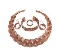 SHINDE EXPORTS copper choker necklace set indian jewelry for girls and women