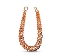 SHINDE EXPORTS Pure Copper Bracelet for Men & Women, Handmade Link Chain Bracelet with S Hook Clasp, 8.5 Inch Adjustable Unisex Wrist Jewelry, 12mm Wide, Made in India, big, Copper, no gemstone
