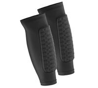 Shindefender Shin Guards Pads, Sleeve Football Shin Guards for Boys, Teenagers and Adults Lightweight black