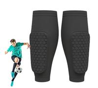 Shindefender Shin Guards,Shin Defender Shin Guards,Shin Defender Shin Pads,Beginner Anti-Collision Football Shin Pads With Honeycomb for Soccer,Mma,Skiing (Black, S)