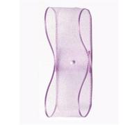 Shindu Wired Edge Organza Ribbon - Lavender 38mm