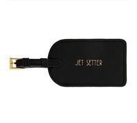 Shine Bright Black Luggage Tag - Jet Setter