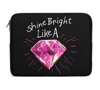 Shine Bright Like A Diamond Laptop Sleeve 17inch Travel Carrying Case Protective Portable Computer Bag