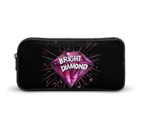 Shine Bright Like A Diamond Large Pencil Case Big Capacity Pencil Pouch Pen Bag Marker Pen Case for Women Men