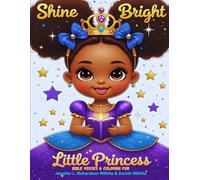Shine Bright Little Princess: Christian Coloring Book for Black Girls Ages 3-12 | Biblical Affirmations & Fun Activities
