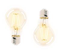 Shine-Co Vintage LED Candelabra Filament Light Bulb Warm White E27 Base 4 Watt 40 Watt Equa 2 Pack