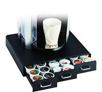 SHINE Coffee Pod Drawer, Compatible with Nespresso Pods & Keurig K-Cup Pods Functional Storage, Sliding Drawers, Non-Slip Base