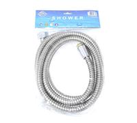 Shine- Flexible Shower Pipe Chrome Look Bath Hose Flexible Replacement Pipe Choose Size 1.5m/2m/2.5m (2M Metre (200 CM))