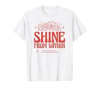 Shine from Within Boho Floral Self Love Kindness Mantra Soul T-Shirt