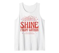 Shine from Within Boho Floral Self Love Kindness Mantra Soul Tank Top